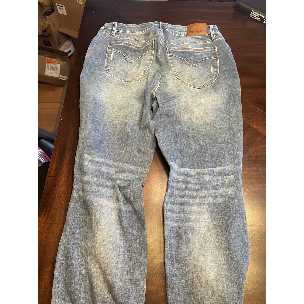 Judy Blue 16W Jeans Raw Edge Skinny Fit JB88871 MD - Picture 6 of 8